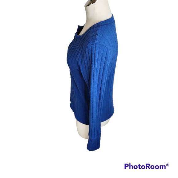 We The Free Oliver Henley Top Sailor Blue Size Medium - Picture 6 of 10